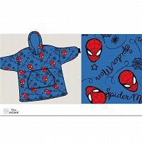 SWEAT PONCHO SPIDERMAN ADULT SIZE