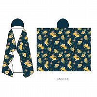 HOODED BLANKET LION KING 120X150CM FLANEL