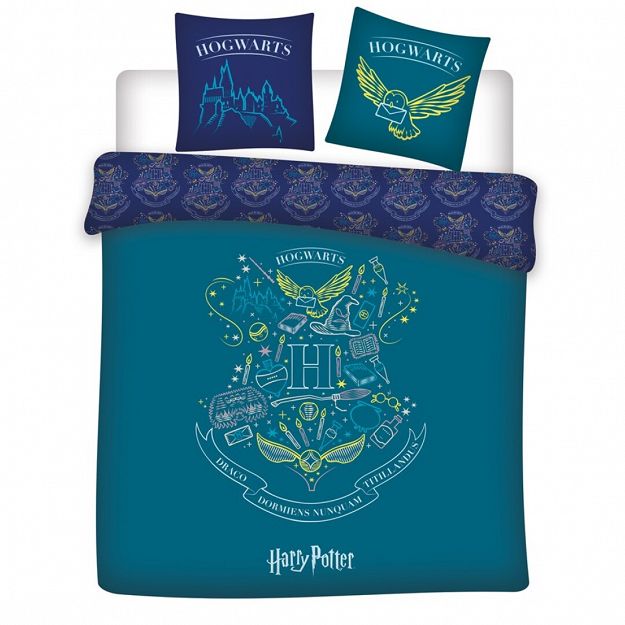 DUVET COVER HARRY POTTER 240X220CM+2X63X63CM