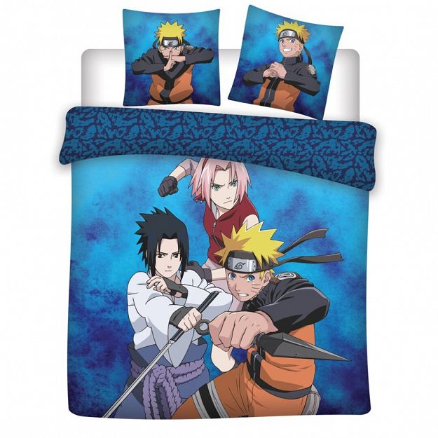 DUVET COVER NARUTO 240X220+2X65X65CM 100%COTON