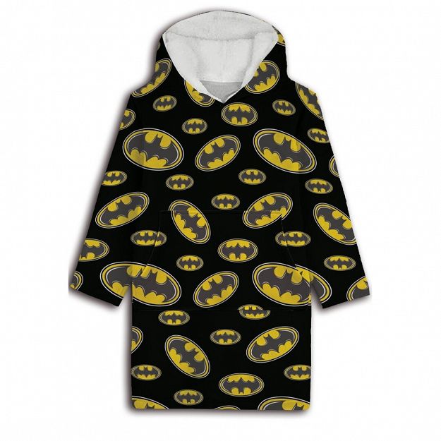 SWEAT PONCHO BATMAN  ADULT SIZE