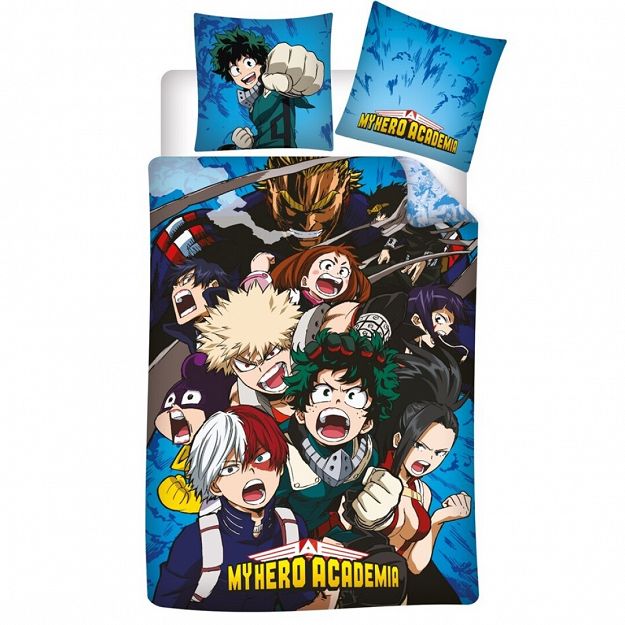 DUVET COVER MY HERO ACADEMIA 140X200+65X65CM COTON