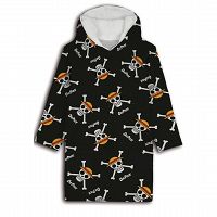 SWEAT PONCHO CORAL FLEECE ONE PIECE ADULT SIZE
