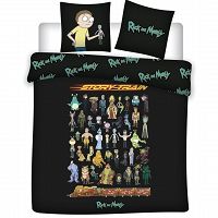 DUVET COVER RICK & MORTY 2P 240X220CM+ 2X65X65CM-COTON