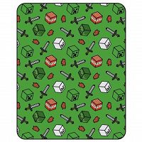 FLANEL BLANKET MINECRAFT 110X150CM FLANEL