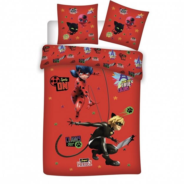 DUVET COVER MIRACULOUS 140X200+63X63CM MICROFIBER