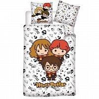 DUVET COVER HARRY POTTER 140X200+65X65CM 100% COTON