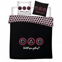 DUVET COVER PLAY 240X220+2X65X65CM 100% COTON
