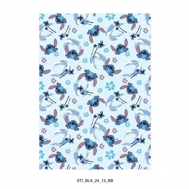 FLANEL BLANKET STITCH 110X150CM