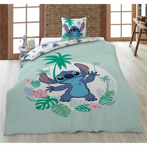 SET DUVET+FITTED STITCH 140X200PILLOW 65X65CM + FITTED 90X200CM+25CM ELASTIC