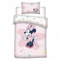 DUVET COVER MINNIE 100X140CM+40X60CM 100% COTON