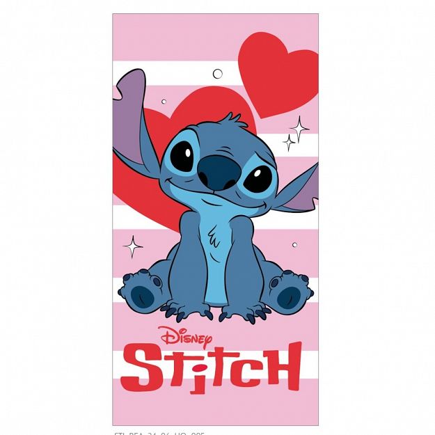 BEACH TOWEL STITCH 70X140CM 100% COTTON 320GSM