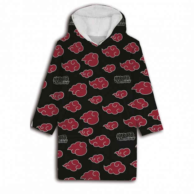 SWEAT PONCHO CORAL FLEECE NARUTO CHILDREN SIZE