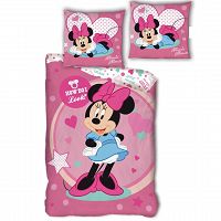 DUVET COVER MINNIE 140X200+63X63CM MICROFIBER