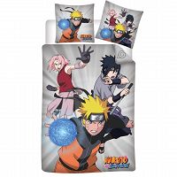 DUVET COVR NARUTO 140X200+63X63CM 100% POLYESTER