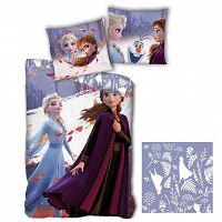 DUVET COVER FROZEN 140X200+63X63CM MICROFIBER