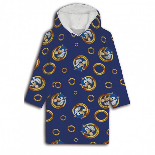 SWEAT PONCHO SONIC CHILDREN SIZE 7-14Y