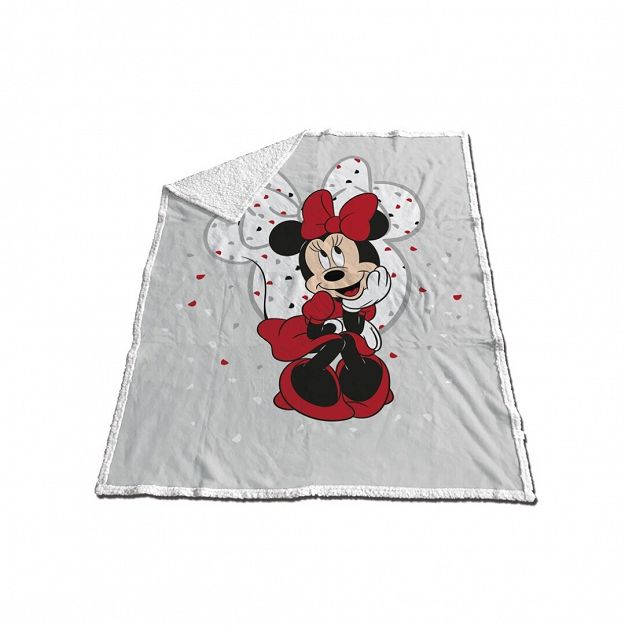 SHERPA BLANKET MINNIE 130X170CM