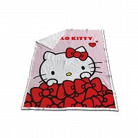 SHERPA BLANKET HELLO KITTY 130X170CM