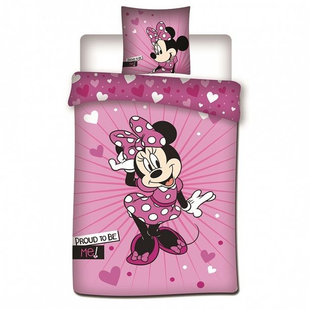 DUVET COVER MINNIE 140X200+63X63CM MICROFIBER