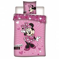 DUVET COVER MINNIE 140X200+63X63CM MICROFIBER