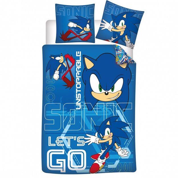 DUVET COVER SONIC 140X200+65X65CM POLYCOTON 52/48
