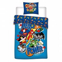 DUVET COVER JUSTICE LEAGUE 140X200CM+65X65CM COTON