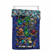 QUILT MINECRAFT 140X200 100% POLYESTER