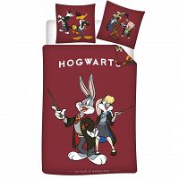 DUVET COVER WARNER 100Y Disney Hogwarts 140X200CM+65X65CM 100% COTON