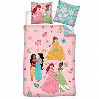 DUVET COVER PRINCESS 140X200+65X65CM 100% COTON