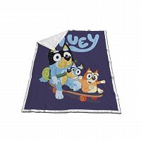 SHERPA BLANKET BLUEY 120X150CM SHERPA