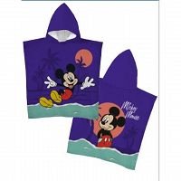 PONCHO MICKEY 55X110CM 100%POLYESTER