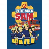 POLAR FLEECE SAM THE FIREMAN 100X140CM 100%POLYESTER