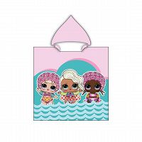 PONCHO LOL SURPRISE 55X110CM 100%POLYESTER