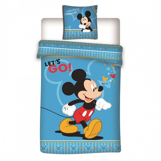 DUVET COVER MICKEY 140X200+63X63CM MICROFIBER
