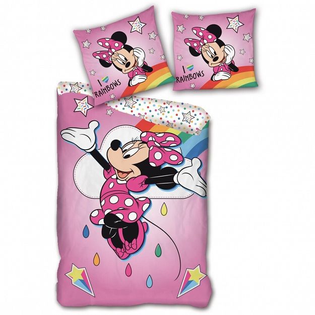DUVET COVER MINNIE 140X200+63X63CM MICROFIBER