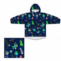 SWEAT PONCHO MINECRAFT CHILDREN SIZE 7-14Y