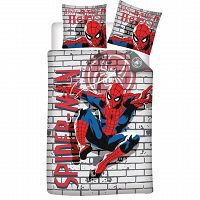 DUVET COVER SPIDERMAN 140X200+65X65CM POLYCOTON