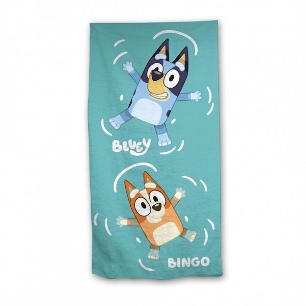 BEACH TOWEL BLUEY 70X140CM 100% POLYESTER