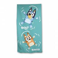 BEACH TOWEL BLUEY 70X140CM 100% POLYESTER
