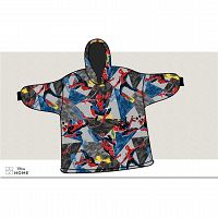 SWEAT PONCHO SPIDERMAN CHILDREN SIZE 7-14Y