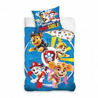 DUVET COVER PAW PATROL  140X200+65X65CM POLYCOTON 52/48