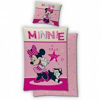DUVET COVER MINNIE FLANEL 140X200+65X65CM FLANEL