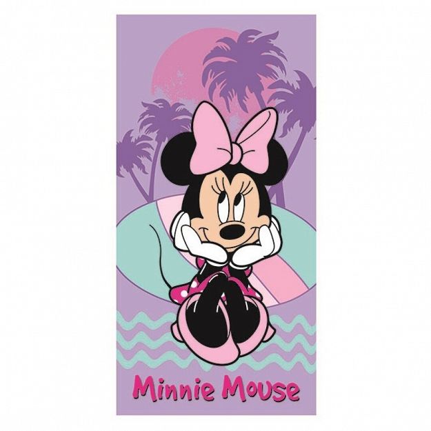 BEACH TOWEL MINNIE 70X140CM 100% POLYESTER