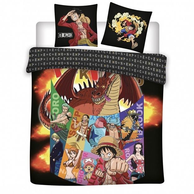 DUVET COVER ONE PIECE 200X200+2X63X63CM 100% POLYESTER