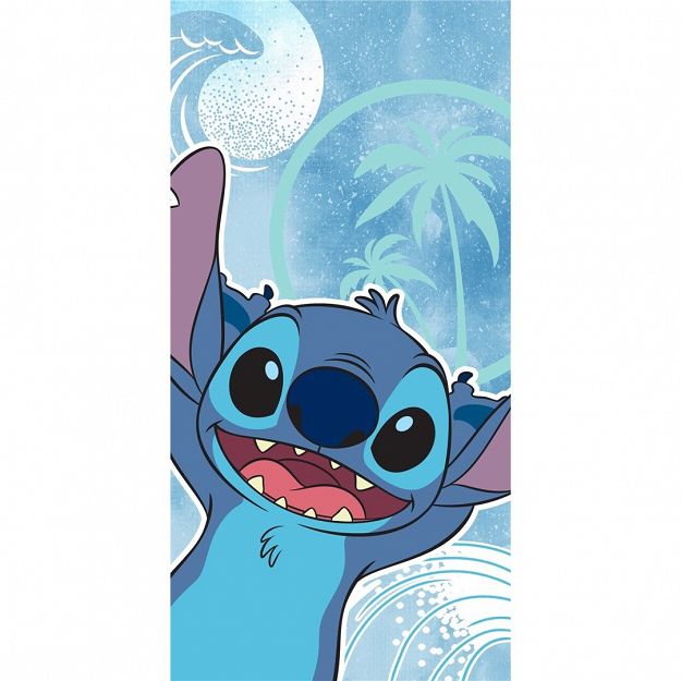 BEACH TOWEL STITCH 70X140CM 100% COTTON 320GSM