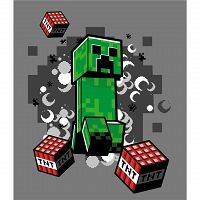 FLANEL BLANKET MINECRAFT 130X160CM FLANEL