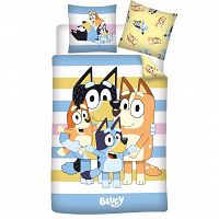 DUVET COVER BLUEY 140X200+65X65CM 100% COTTON