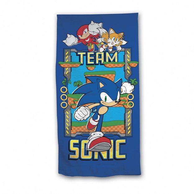 BEACH TOWEL SONIC 70X140CM 100% POLYESTER