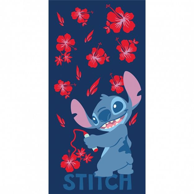 BEACH TOWEL STITCH 70X140CM COTTON